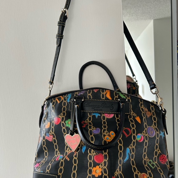 Dooney & Bourke Rare Black Charm Bracelet Bag Limited Edition Release Y2K - Picture 6 of 16